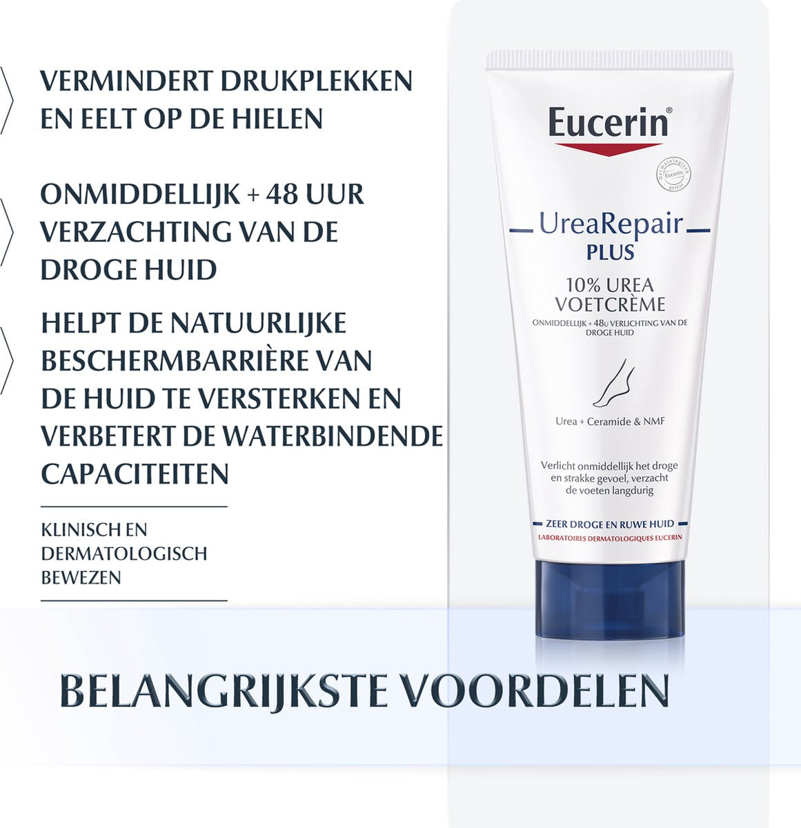 Eucerin Urea Repair Plus Voetcreme Urea 10% - 100ml
