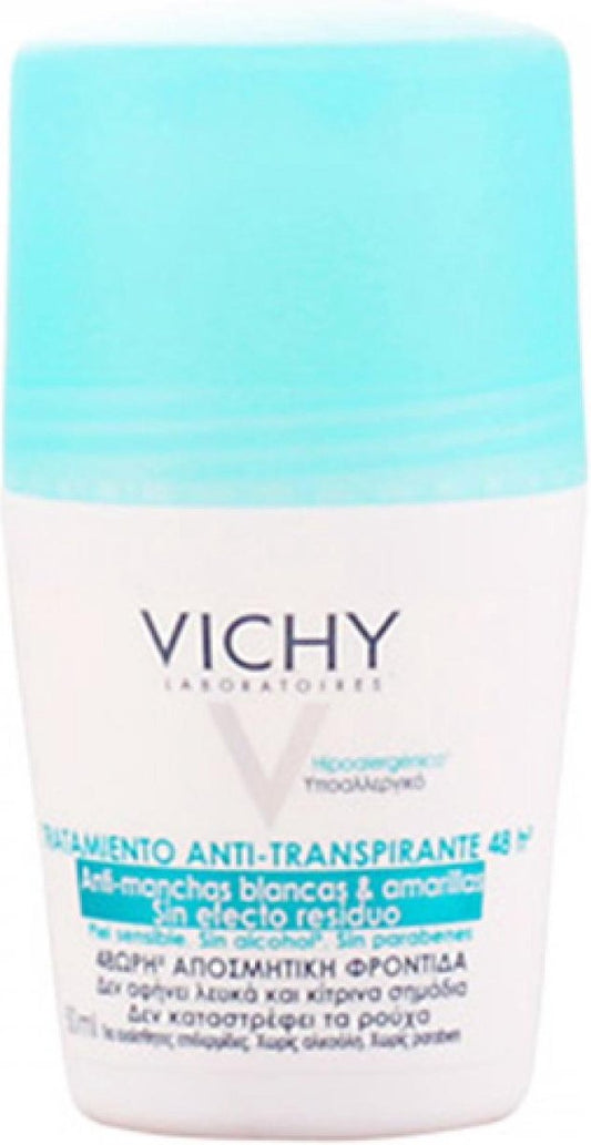 Vichy Antitranspirant 48H Anti Witte Strepen Roller - 50 ml